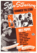 Sten Stensson kommer till stan 1945 movie poster Nils Poppe Elof Ahrle Naima Wifstrand Viveka Linder Ragnar Frisk Find more: Jitterbug Dance