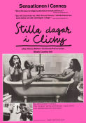 Quiet Days in Clichy 1970 movie poster Paul Valjean Wayne Rodda Ulla Koppel Henry Miller Jens Jörgen Thorsen Denmark