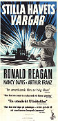 Hellcats of the Navy 1958 movie poster Ronald Reagan Ships and navy