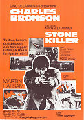 The Stone Killer 1973 movie poster Charles Bronson Martin Balsam Michael Winner