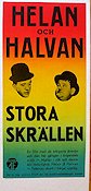 Stora skrällen 1968 movie poster Helan och Halvan