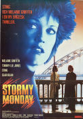 Stormy Monday 1988 movie poster Melanie Griffith Tommy Lee Jones Sting Mike Figgis