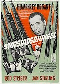 The Harder They Fall 1956 movie poster Humphrey Bogart Rod Steiger Jan Sterling Mark Robson Boxing Film Noir