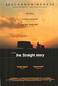 The Straight Story 1999 movie poster Richard Farnsworth Sissy Spacek Jane Galloway Heitz David Lynch