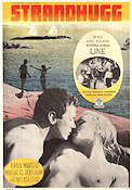 Line 1961 movie poster Toralv Maurstad Margrete Robsahm Henki Kolstad Nils-Reinhardt Christensen Norway Beach