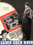 The Street with No Name 1948 movie poster Mark Stevens Richard Widmark Film Noir