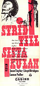 Strid till sista kulan 1955 poster Lloyd Bridges Joan Taylor Roger Corman