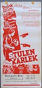 Stulen kärlek 1935 movie poster Julius Gardan Country: Poland