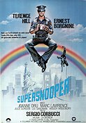 Poliziotto superpiu 1980 movie poster Terence Hill Ernest Borgnine Joanne Dru Sergio Corbucci Police and thieves