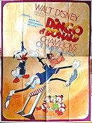 Superstar Goofy 1972 movie poster Donald Duck Kalle Anka Goofy Olympic