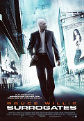 Surrogates 2009 poster Bruce Willis Radha Mitchell Ving Rhames Jonathan Mostow