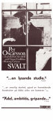 Svält 1966 poster Per Oscarsson Gunnel Lindblom Birgitte Federspiel Henning Carlsen Danmark