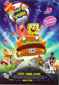 SvampBob Fyrkant filmen 2004 poster Tom Kenny Stephen Hillenburg Animerat Från TV