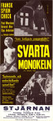 Le monocle noir 1961 movie poster Paul Meurisse Elga Andersen Bernard Blier Georges Lautner