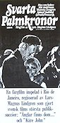 Svarta palmkronor 1968 movie poster Max von Sydow Bibi Andersson Cornelis Vreeswijk Lars-Magnus Lindgren