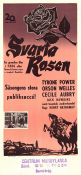 The Black Rose 1950 movie poster Tyrone Power Orson Welles Cecile Aubry Henry Hathaway