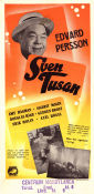 Sven Tusan 1949 movie poster Edvard Persson Douglas Håge Emy Hagman Sigbrit Molin Gösta Stevens