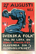 Svenska folk 1922 poster Alkohol