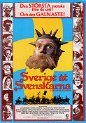 Sverige åt svenskarna 1980 poster Tommy Körberg Janne Carlsson Allan Edwall Björn Skifs Mats Helge Olsson Per Oscarsson Kultfilmer