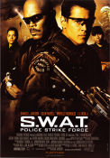 S.W.A.T. 2003 movie poster Samuel L Jackson Colin Farrell Michelle Rodriguez Clark Johnson