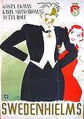 Swedenhielms 1935 movie poster Gösta Ekman Tutta Rolf Håkan Westergren Sigurd Wallén Ingrid Bergman