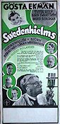 Swedenhielms 1935 movie poster Gösta Ekman Tutta Rolf Håkan Westergren Sigurd Wallén Ingrid Bergman