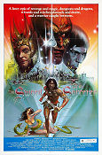The Sword and the Sorcerer 1982 movie poster Lee Horsley Richard Lynch Kathleen Belle Albert Pyunm
