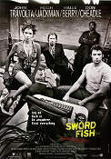 Swordfish 2001 movie poster John Travolta Hugh Jackman Halle Berry Don Cheadle Dominic Sena