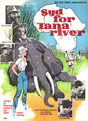 Syd for Tana River 1963 movie poster Poul Reichhardt Charlotte Ernst Finn Holten Hansen Find more: Africa Denmark