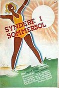 Syndere i sommersol 1933 movie poster Einar Sissener