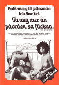 The Newcomers 1972 movie poster Georgina Spelvin Tina Russell Harry Reams Louis Su