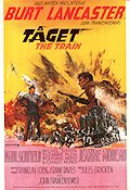 Tåget 1964 poster Burt Lancaster Jeanne Moreau Paul Scofield John Frankenheimer Tåg Krig Hitta mer: Nazi