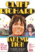 Take Me High 1973 movie poster Cliff Richard Deborah Watling Hugh Griffith David Askey Rock and pop