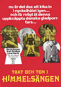 Takt og tone i himmelsengen 1972 movie poster Dirch Passer Axel Ströbye Poul Bundgaard Sven Methling Denmark