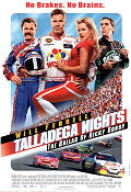 Talladega Nights 2006 movie poster Will Ferrell John C Reilly Sacha Baron Cohen Adam McKay Cars and racing Sports