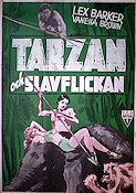 Tarzan and the Slave Girl 1950 movie poster Lex Barker Vanessa Brown Robert Alda Lee Sholem Find more: Tarzan