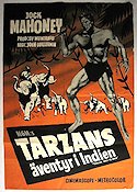 Tarzan Goes to India 1962 movie poster Jock Mahoney Leo Gordon Mark Dana John Guillermin Find more: Tarzan Asia