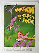 Tarzoon 1975 movie poster Picha Animation
