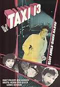 Taxi 13 1954 movie poster Margit Carlqvist Bengt Blomgren Elof Ahrle Signe Hasso Börje Larsson