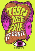 Teenage Fair Göteborg Mässhallarna 1967 poster Poster artwork: Ulla Almquist-Larson