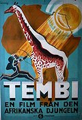 Tembi 1930 movie poster Cherry Kearton Documentaries
