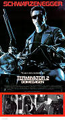 Terminator 2: Judgment Day 1991 movie poster Arnold Schwarzenegger Linda Hamilton James Cameron Motorcycles Guns weapons