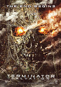 Terminator Salvation 2009 movie poster Christian Bale Sam Worthington Anton Yelchin McG Robots
