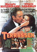 Terrassen 1980 poster Marcello Mastroianni Vittorio Gassman Ettore Scola