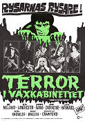 Terror in the Wax Museum 1975 movie poster Ray Milland John Carradine