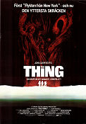 The Thing 1982 movie poster Kurt Russell Wilford Brimley Keith David John Carpenter Cult movies