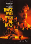 Those Who Wish Me Dead 2021 movie poster Angelina Jolie Nicholas Hoult Finn Little Taylor Sheridan