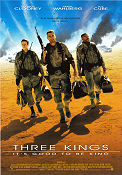 Three Kings 1999 movie poster George Clooney Mark Wahlberg Ice Cube David O Russell