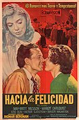 Hacia la felicidad 1950 movie poster Stig Olin Maj-Britt Nilsson Ingmar Bergman Poster from: Argentina