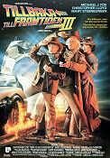 Back to the Future Part III 1990 movie poster Michael J Fox Christopher Lloyd Mary Steenburgen Robert Zemeckis